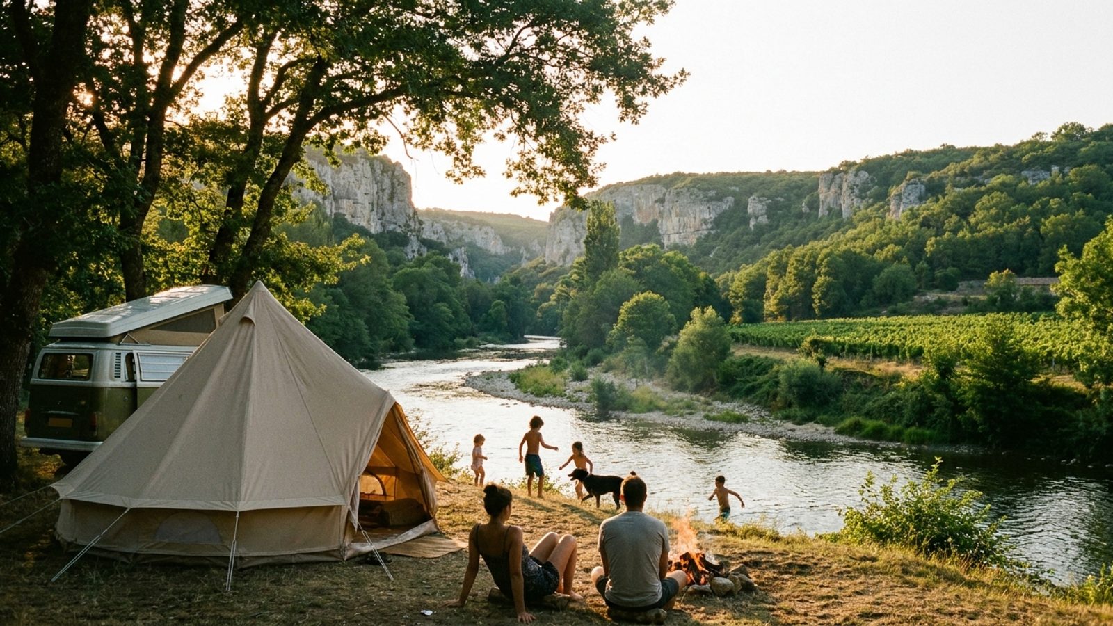 De beste campings in Ardèche voor gezinnen met kinderen