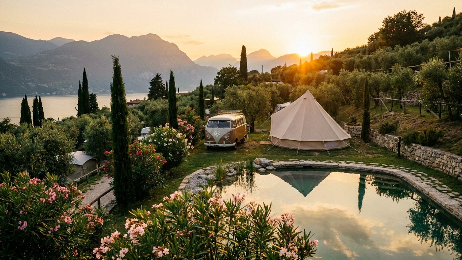 De beste campings aan het Gardameer met zwembad