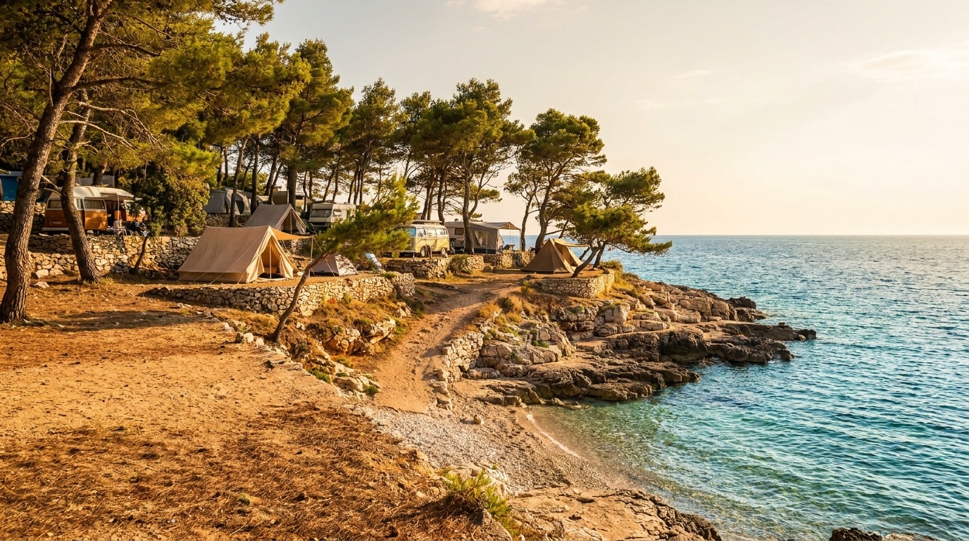 De beste campings in Istrië (Kroatië) volgens reviews