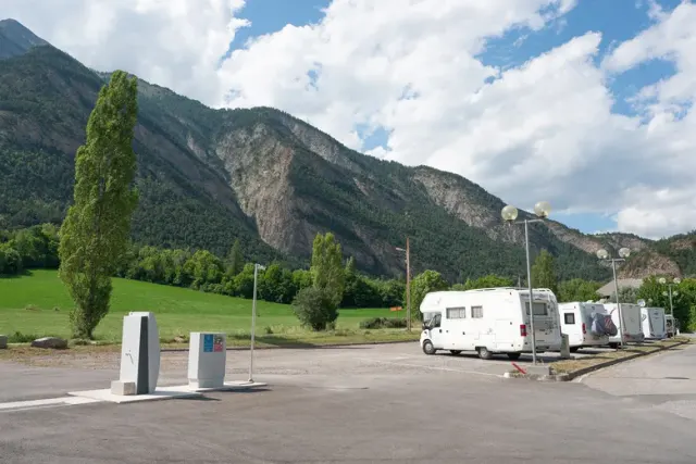 Aire de service et de stationnement camping-car de Jausiers