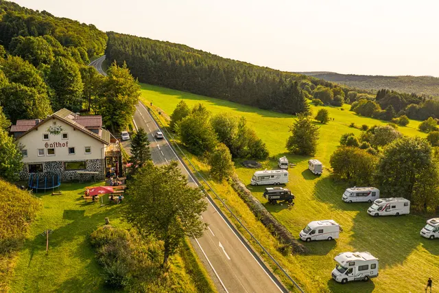 Stellplatz am Berggasthof Roth